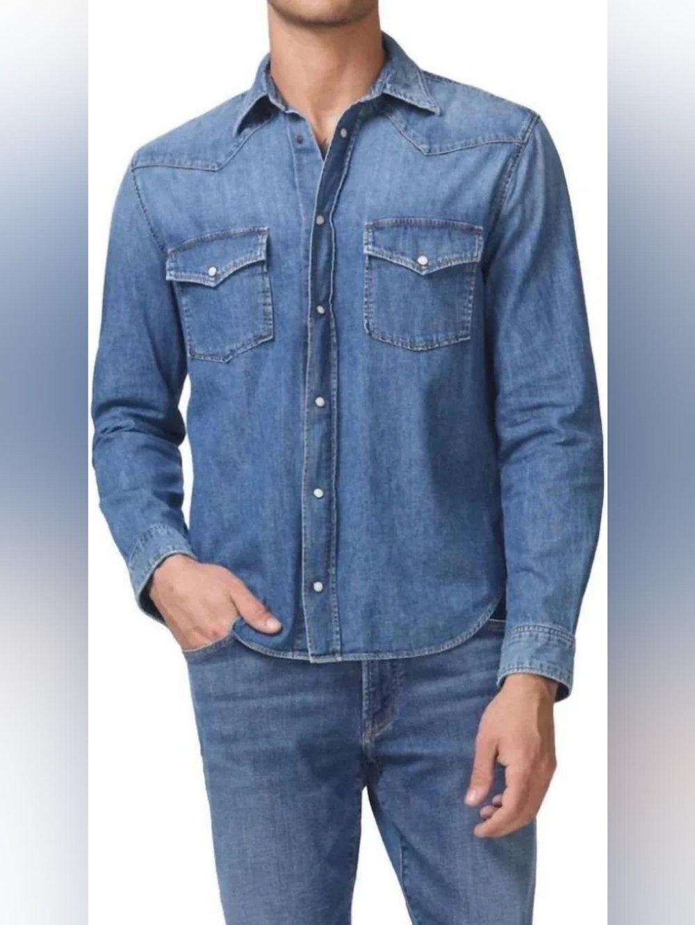 Citizens Of Humanity Denim Western Shirt